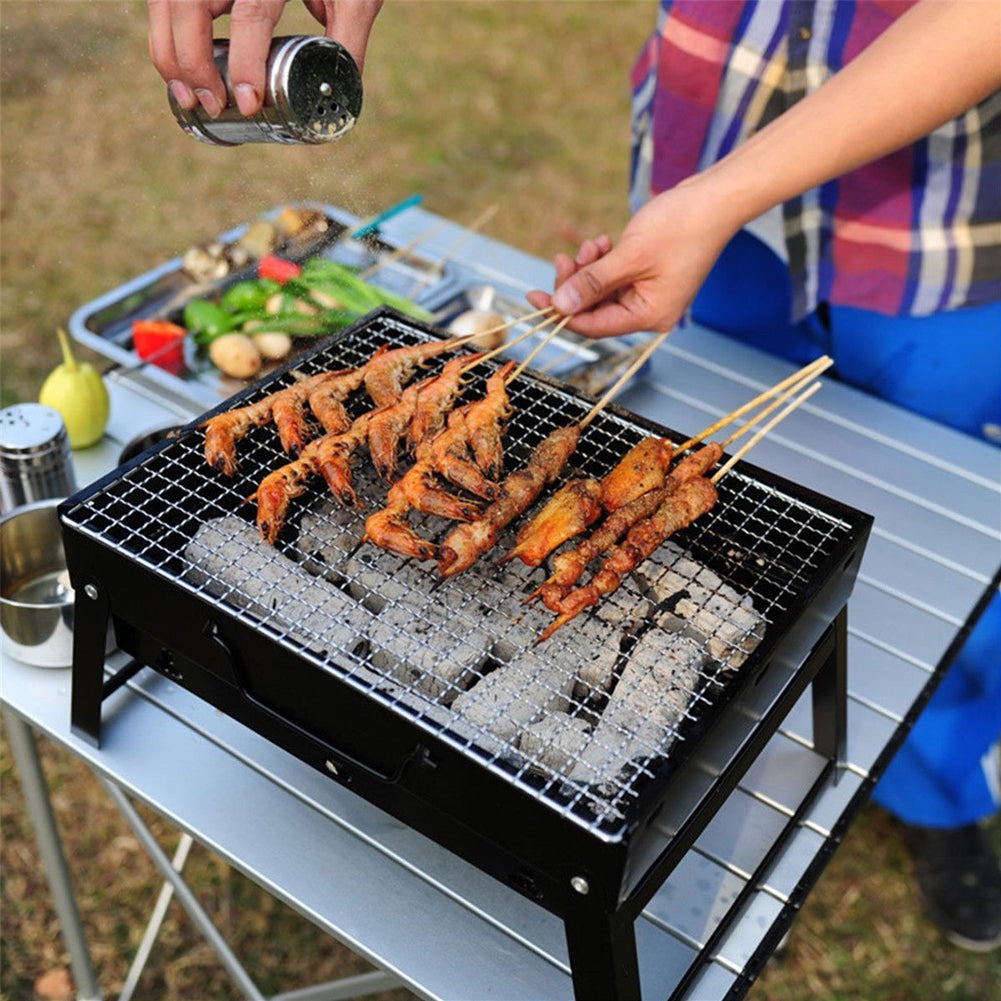 Parrilla Plegable Portátil 🔥 | Este 18, el Asado Va Contigo