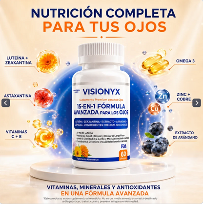 Visionyx™ – Fórmula Avanzada para el Cuidado de tus Ojos