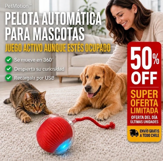 PetMotion™ | Pelota Interactiva que se Mueve Sola